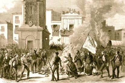 Les revoltes a Gràcia entre 1820 i 1870 emmarquen l’obra de Rahola.
