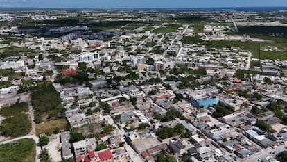 Vista general de Villa Esperanza, un barrio popular en la zona de Friusa, donde residen cientos de migrantes haitianos en Punta Cana