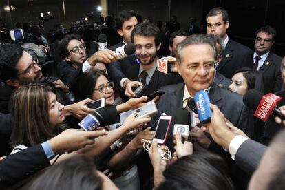 O presidente do Senado, Renan Calheiros.