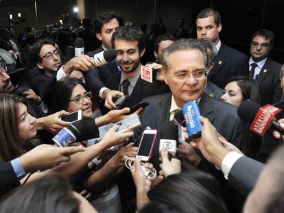 O presidente do Senado, Renan Calheiros.