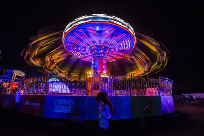 Una de las atracciones desplegadas por el recinto