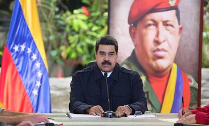 Nicol&aacute;s Maduro em ato de Governo nesta ter&ccedil;a-feira.