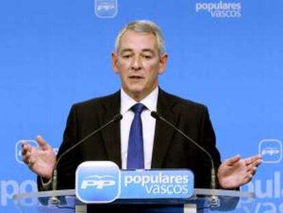 El portavoz del PP vasco en asuntos económicos, Antón Damborenea. EFE/Archivo