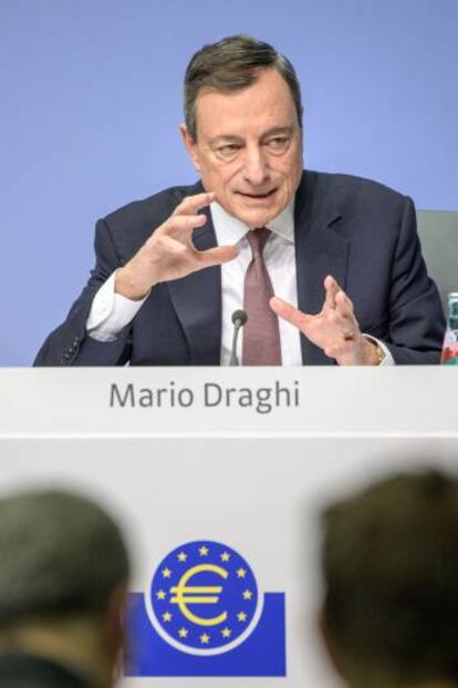 Mario Draghi, presidente del Banco Central Europeo