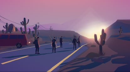 Una captura del videojuego 'American Dream', que narra la travesía miles de migrantes viven en su viaje hacia Estados Unidos.