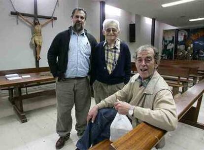 De izquierda a derecha, Javier Baeza, Pepe Díaz y Enrique de Castro.