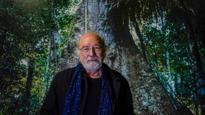 Geologist Juan Manuel García Ruiz, at the National Museum of Natural Sciences, in Madrid.