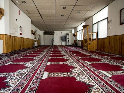 Interior de una mezquita.