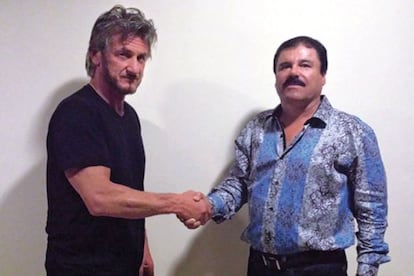 Sean Penn y El Chapo Guzmán.