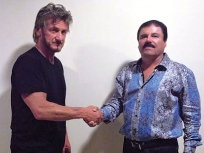 Sean Penn y El Chapo Guzmán.