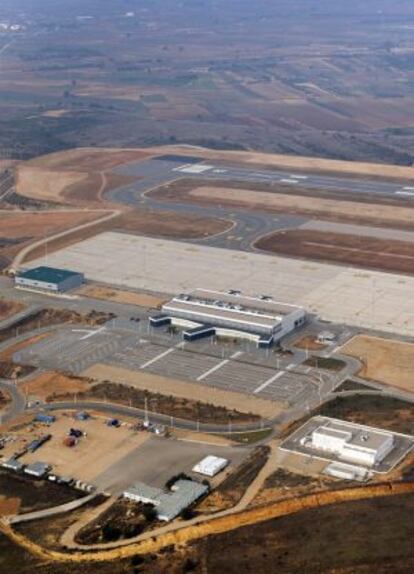 Vista aérea del aeropuerto de Castellón.