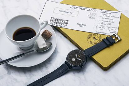 El nuevo smartwatch Horizon Tambour de Louis Vuitton.