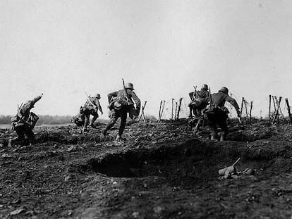 Imagen de la Primera Guerra Mundial de la exposición <i>La Gran Guerra en imágenes 1914-1918,</i> en el Museu d&#39;Història de Catalunya (hasta el 2 de marzo).