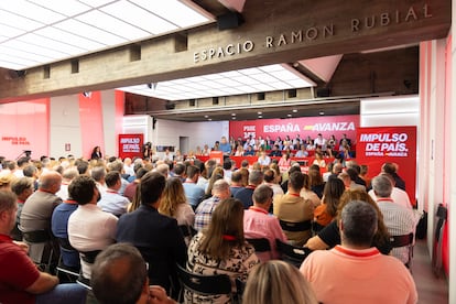 Reunión del Comité Federal del PSOE, en septiembre de 2024, en una imagen del partido.