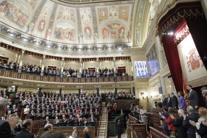 El Congreso en la solemne apertura de la X Legislatura.