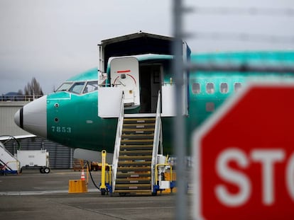 Un Boeing 737 Max en la fábrica de la compañía aérea en Renton (Washington), el diciembre pasado.