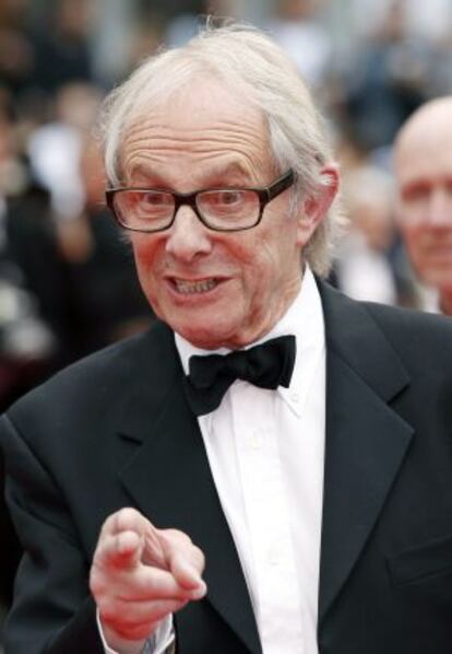 El cineasta británico Ken Loach, en Cannes.