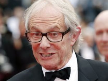 El cineasta británico Ken Loach, en Cannes.