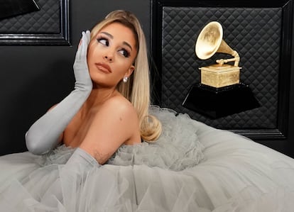 La cantante Ariana Grande en los premios Grammy el pasado enero en Los Ángeles.