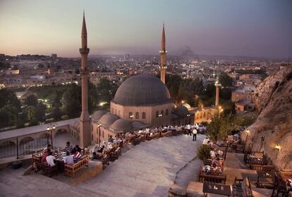 Mezquita de Mevlid-i-Halil, en San liurfa (Turquía).