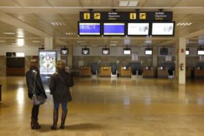 Instal·lacions de l'aeroport de Girona.