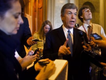 El senador republicano Roy Blunt, impulsor de la enmienda.