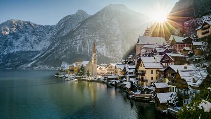 El pueblo de Hallstatt, en Austria.