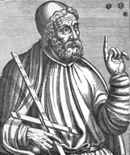 Un retrato medieval de Ptolomeo, de autor desconocido, aparecido en un volumen de 'Popular Science' de 1911.