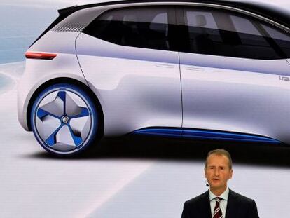 Herbert Diess, presidente de la ense&ntilde;a Volkswagen