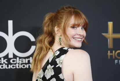 Bryce Dallas Howard alcança os 7 milhões de euros (29,6 milhões de reais) por seu papel em 'Jurassic World: Reino Ameaçado', menos que seu colega Chris Pratt.