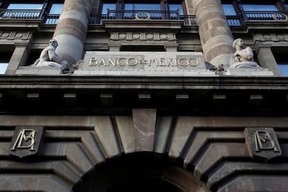 El Banco Central de México, en su edificio en el centro de Ciudad de México.