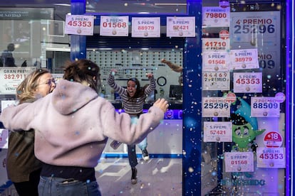 Celebracin el a?o pasado en una administracin del centro comercial Las Arenas, en Barcelona.