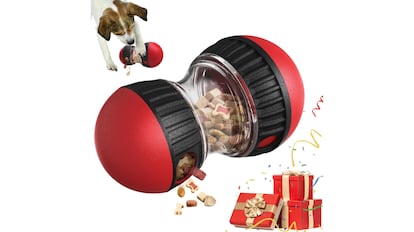 Juguete interactivo para perros.