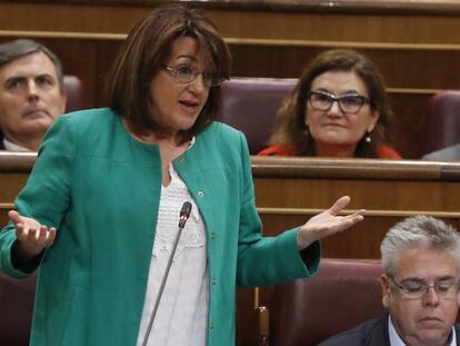 Soraya Rodríquez, en el Congreso de los Diputados.