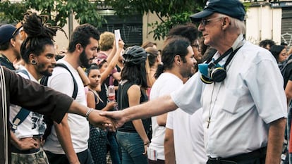 Lancelotti diz que não tem medo das ameaças: ‘quem sofre é quem está na rua’.