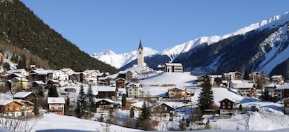 Estación de esquí de Davos (Suiza).