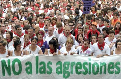 Concentraci&oacute;n  para mostrar la condena y rechazo ante la agresi&oacute;n sexual 