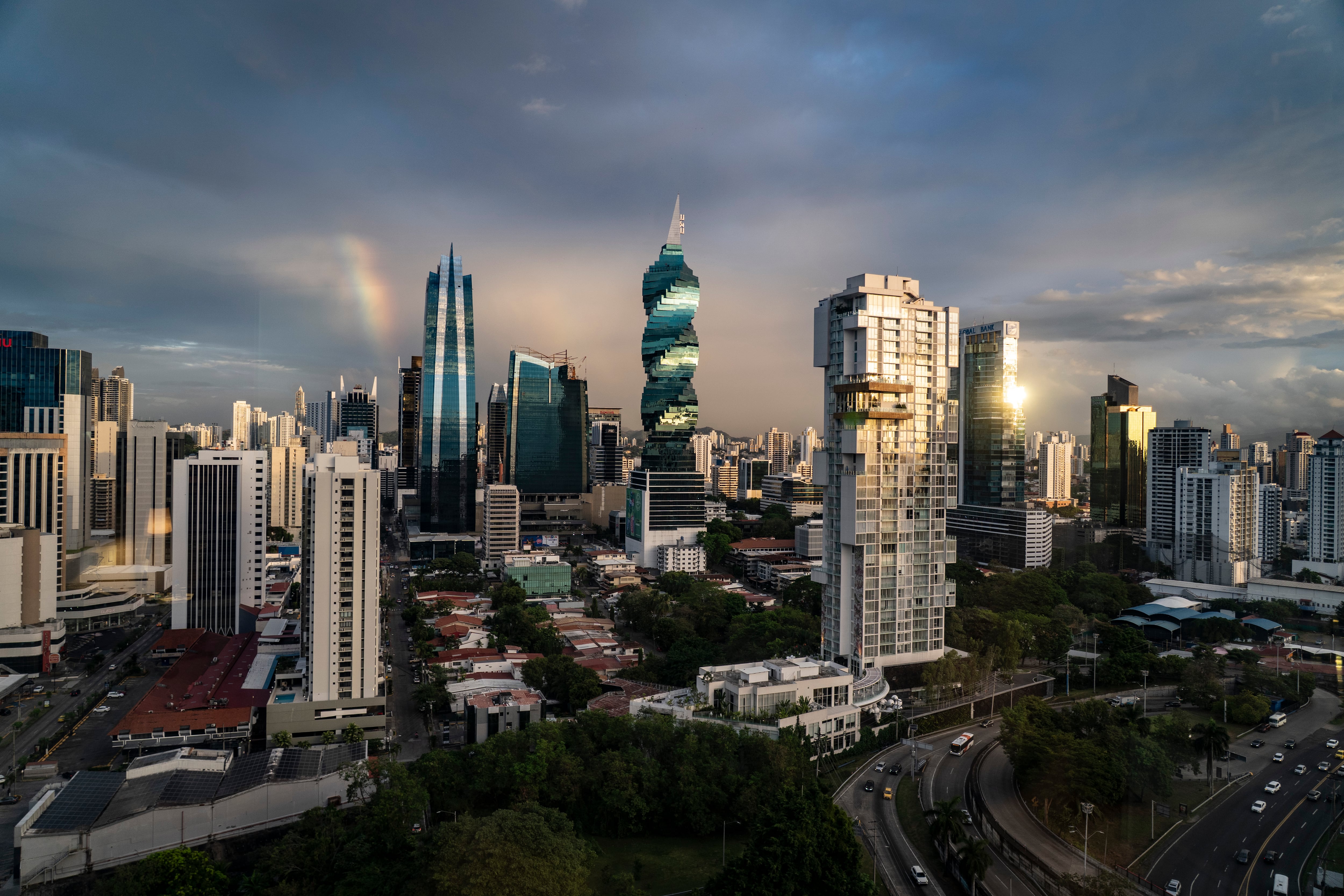Panorámica de la ciudad de Panamá, el 29 de enero de 2026.