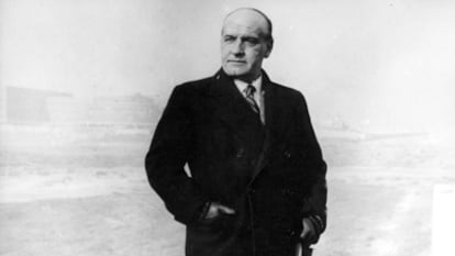 José Ortega y Gasset, en la Ciudad Universitaria de Madrid en 1934.