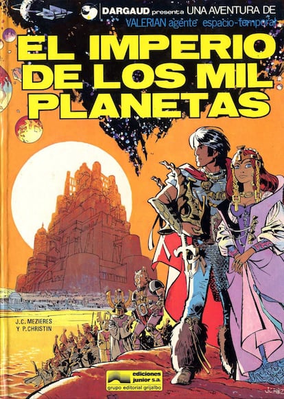 La revista Pilote, un referente de la historieta francesa durante 30 años hasta su cierre en 1989, fue el medio en el que vio la luz en 1967 la saga Valérian, agente espacio-temporal, ilustrada por Mezières y escrita por Jean-Claude Cristin. Las misiones de Valérian y Laureline, que tratan de evitar las paradojas temporales, los llevan a viajar a lo largo y ancho del espacio-tiempo, y parece claro que sirvieron de inspiración estética a Star Wars. El guiño a la saga estadounidense aparece en una historieta de 1983, donde aparecen Luke Skywalker y la princesa Leia compartiendo mesa con Valérian y Laureline en una cantina frecuentada por estos últimos. Los comics fueron reeditados por Dargaud y traducidos a diversas lenguas, incluida el castellano. La película Valérian de Luc Besson, que se estrena en 2017, da prueba de su vigencia.