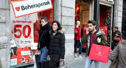 Las rebajas empiezan bien en Bilbao