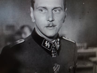 Otto Skorzeny en una imagen del documental 'El hombre más peligroso de Europa, Otto Skorzeny en España'.