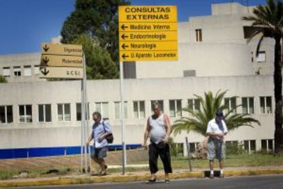 Hospital La Marina Alta, en la localidad turística de Dènia.