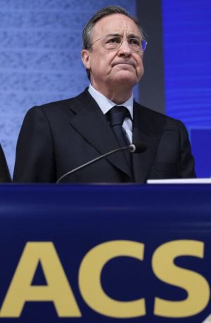 El presidente de ACS, Florentino Pérez.