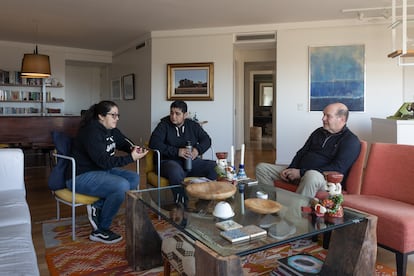 Gustavo Grobocopatel, en su departamento de Buenos Aires.