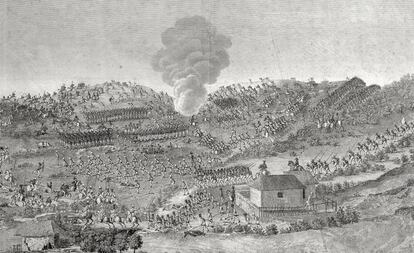 La batalla de Boyacá, en 1819.