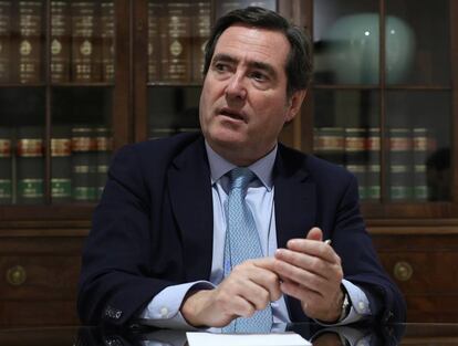 Antonio Garamendi, presidente de CEOE