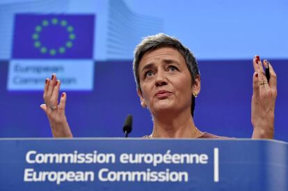 La comisaria europea de Competencia, Margrethe Vestager. Reuters/Eric Vidal