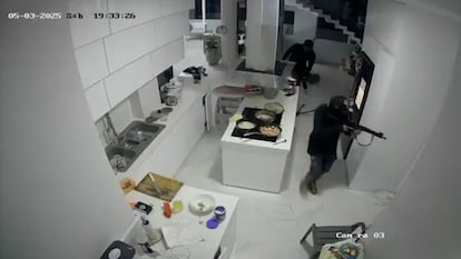 El momento del secuestro del niño de 11 años, en Jamundí (Valle del Cauca).