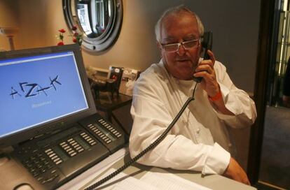 Juan Mari Arzak, en su restaurante de San Sebastián.